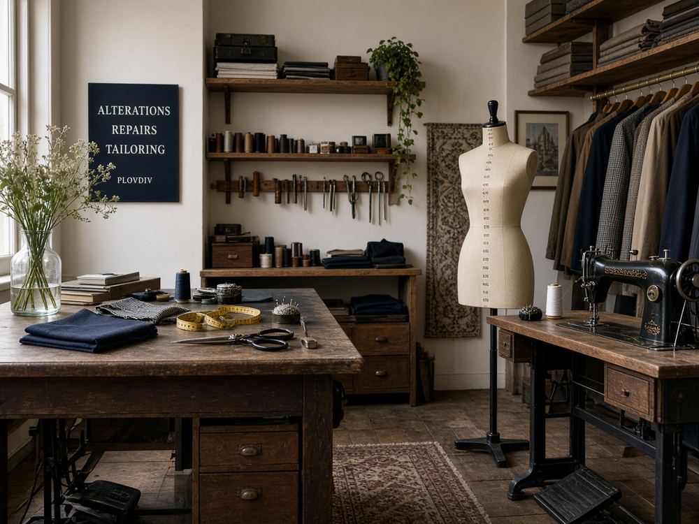 About the Tailor / alterations / repairs studio at Sciugquadr House